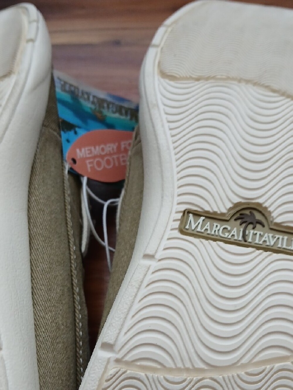 Margaritaville Olive Canvas Women's Espadrille Slip-On - Picture 8 of 8